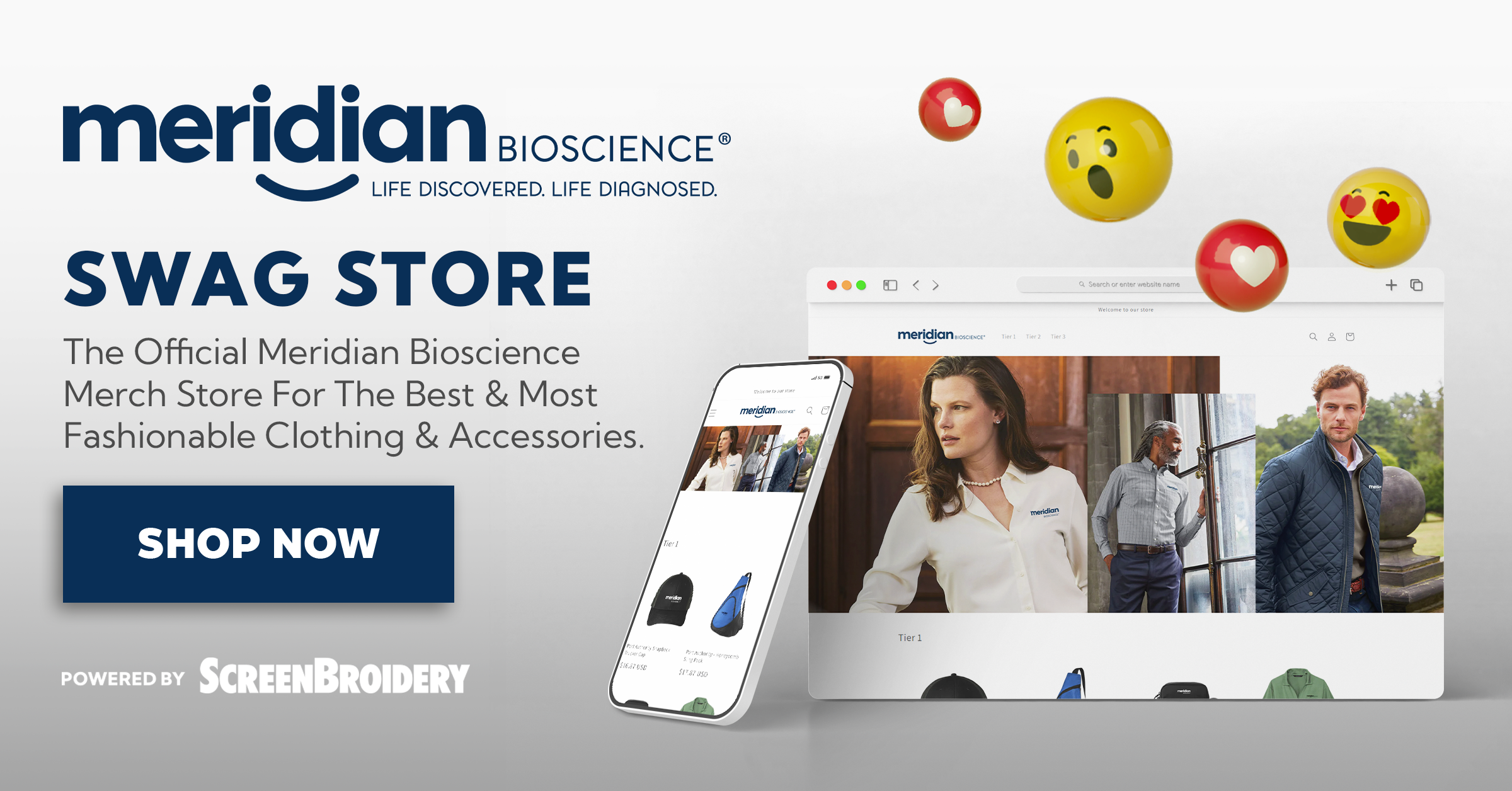 Meridian Bioscience Shop
– Meridian Bioscience Swag