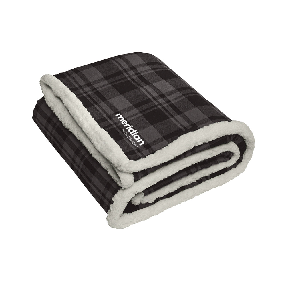 Port Authority Flannel Sherpa Blanket